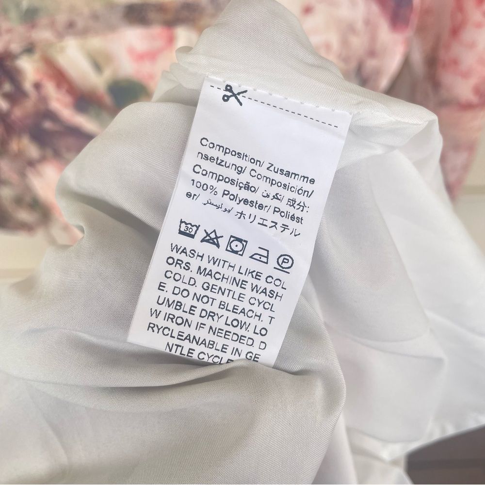 Dazy Subdued Floral Flowy Button Front Midi Dress… - image 6